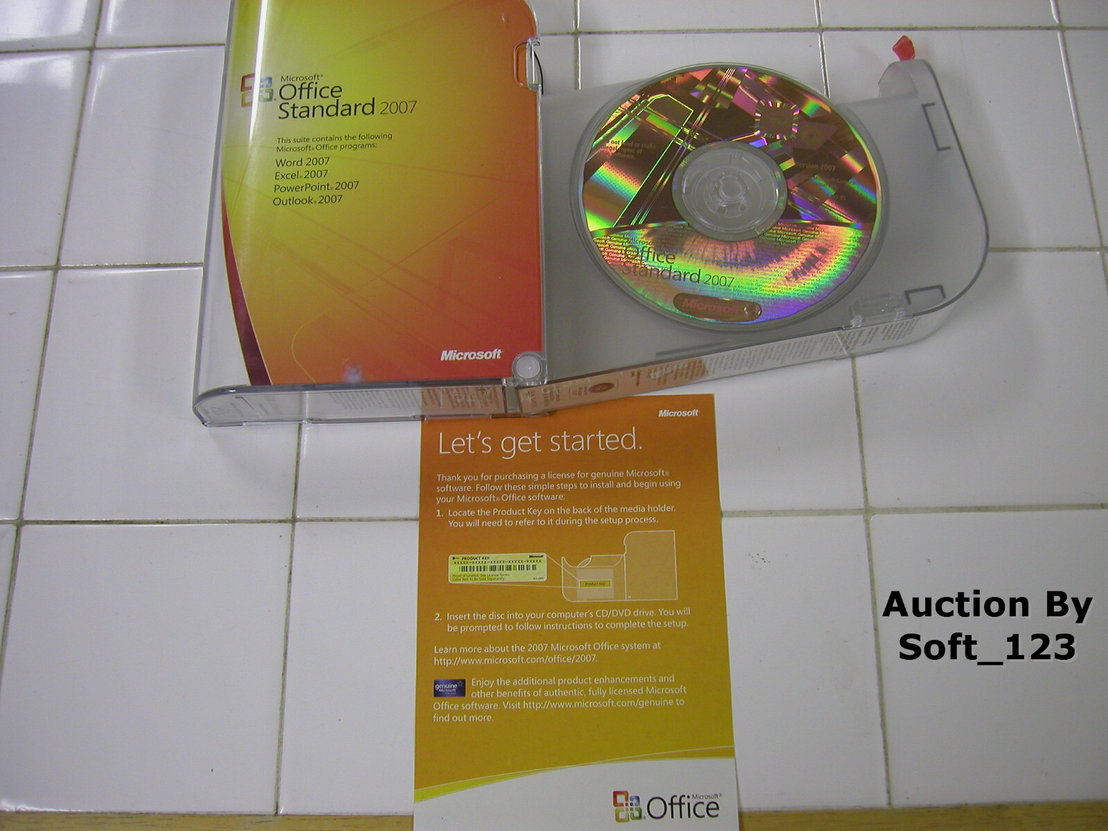 Microsoft MS Office 2007 Standard Word, Excel, PowePoint, Outlook  =NEW BOX=