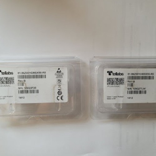 LOT OF 3 - TELLABS 81.86Z001GMSX55-R5 Rev B TRANSCEIVER IPUIAVSAAC