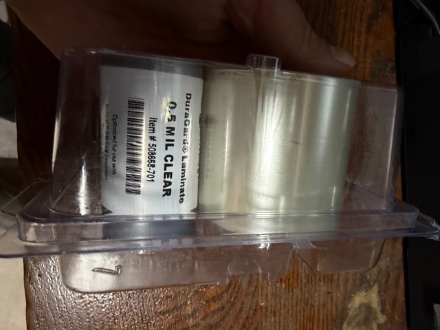 Entrust DS-CLM DuraGard Laminate 0.5 Mil Clear 508668-701 Genuine OEM