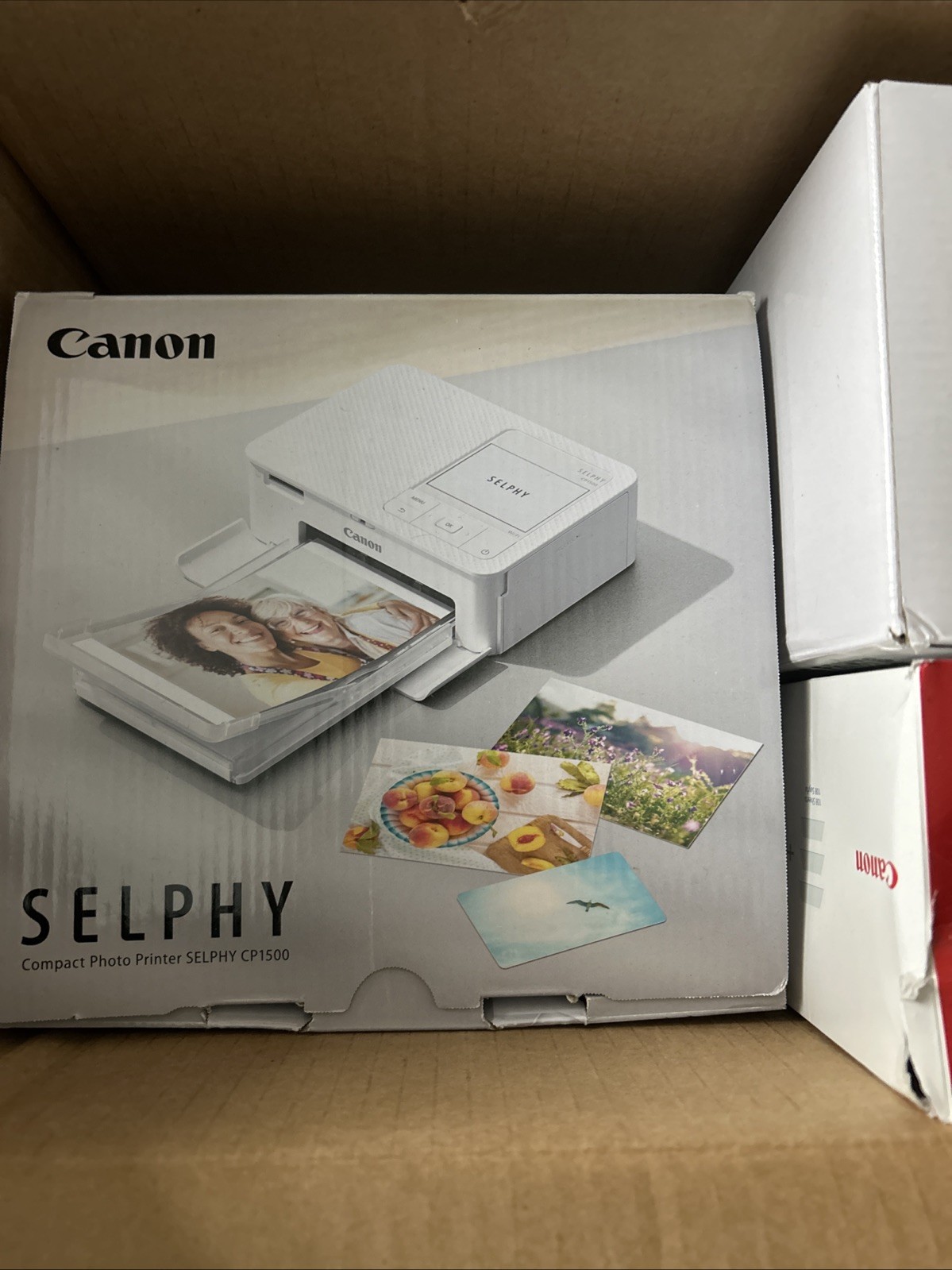 Bundle Passport Kit Canon Selphy Cp1500 Compact Photo Printer with punch 