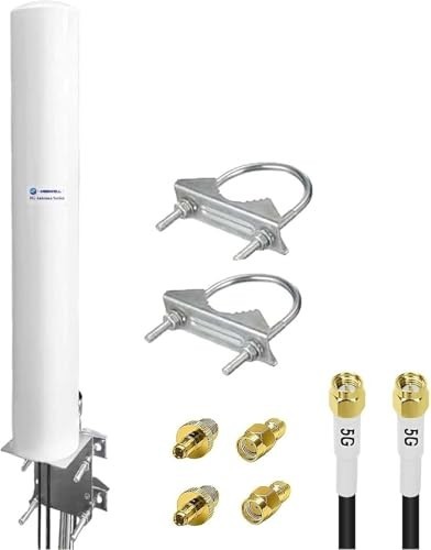GSM-202 2x2 MIMO 4G 5G LTE Outdoor Omnidirectional Antenna 700-6000MHz 3m Cable