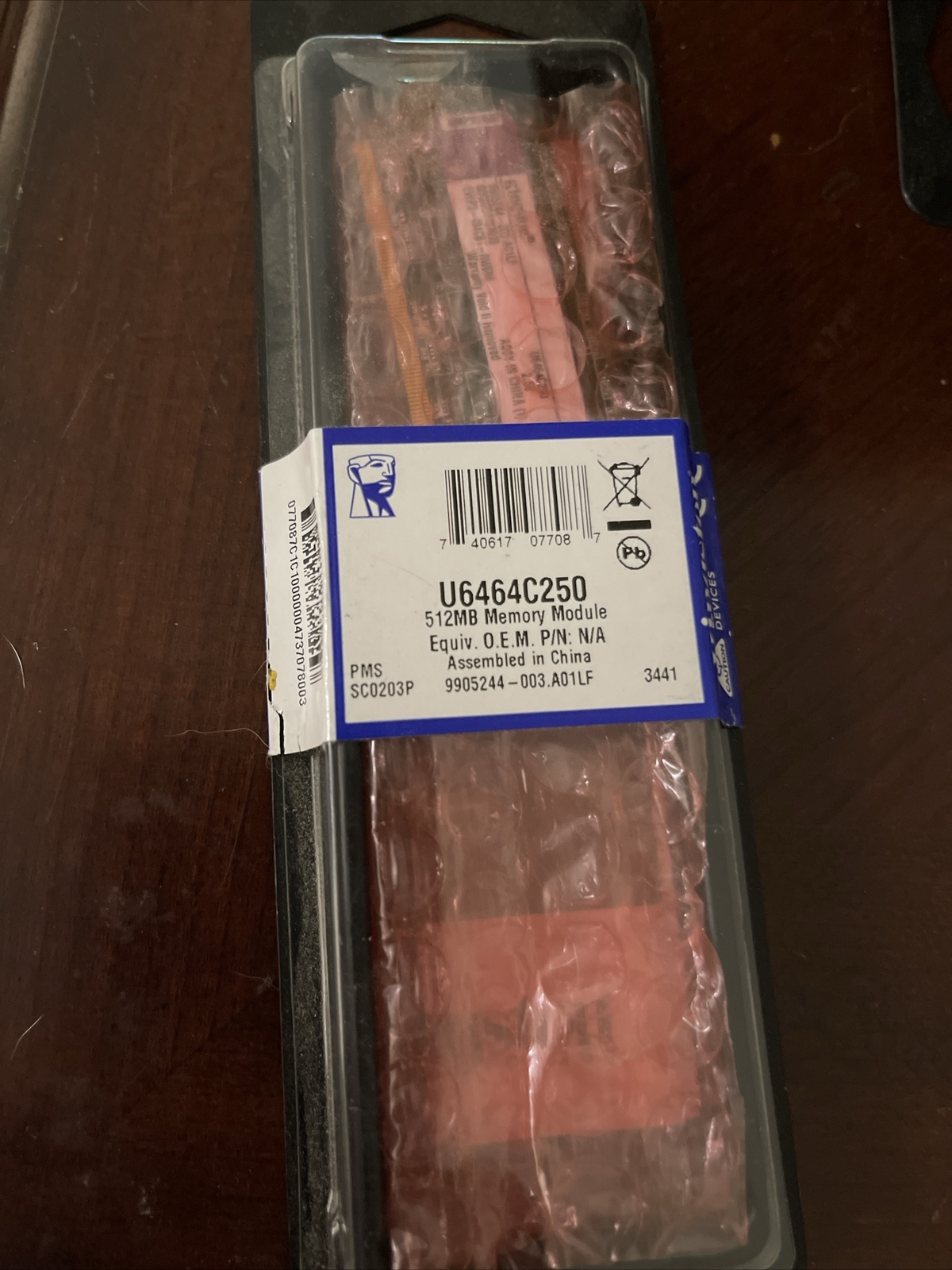 Brand New Kingston U6464C250 PC-2700 512MB MICRO DIMM 333MHz DDR SD RAM MEMORY