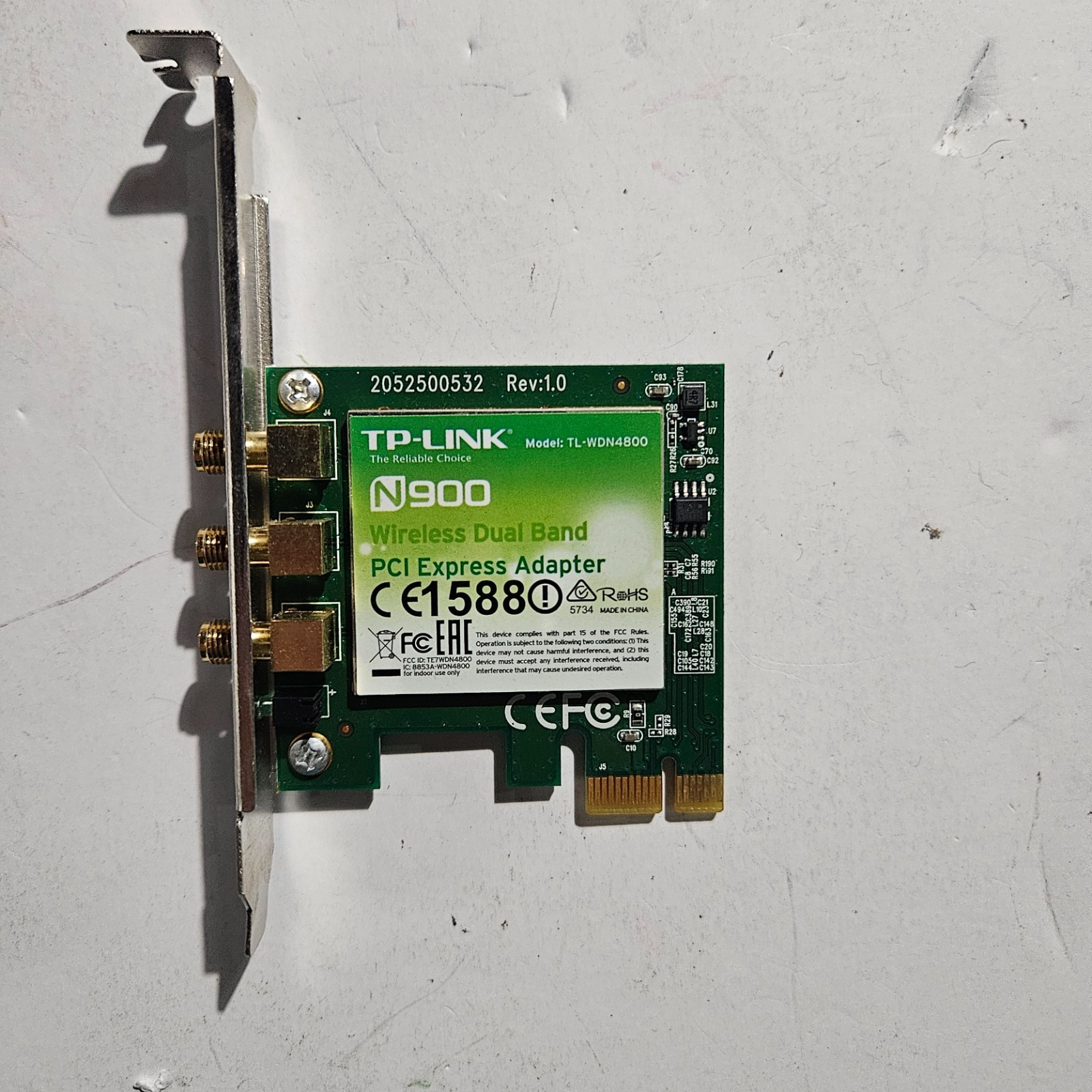 TP-LINK  TL-WDN4800 wireless dual band PCI express adapter N900