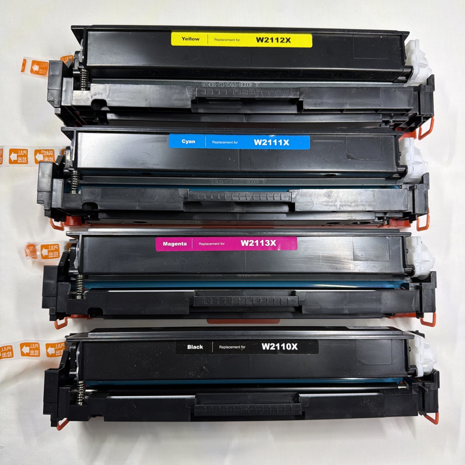 206X Toner Cartridge 4 Pack (NO CHIP) For HP 206X 206A W2110X
