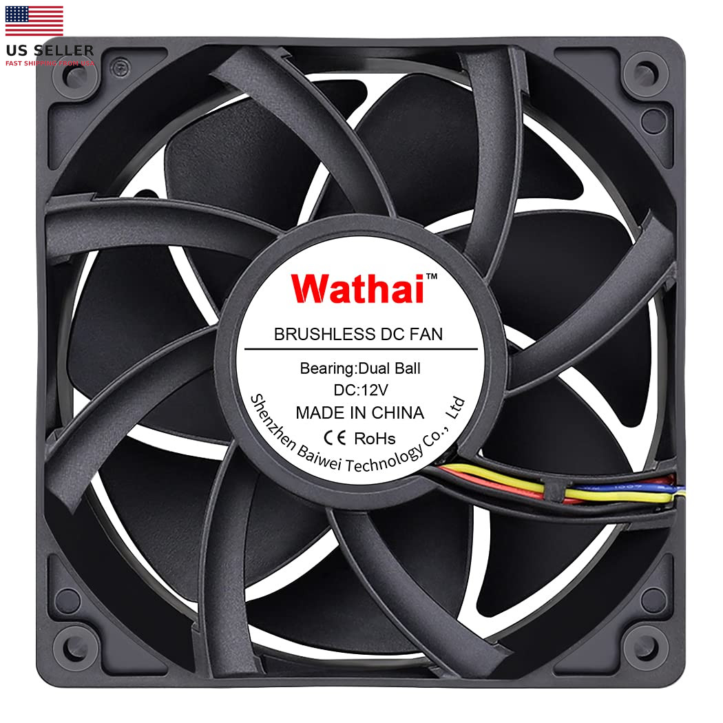 12038 120Mm X 38Mm PWM Computer PC Case Fan 12V 4Pin 5300Rpm High Airflo