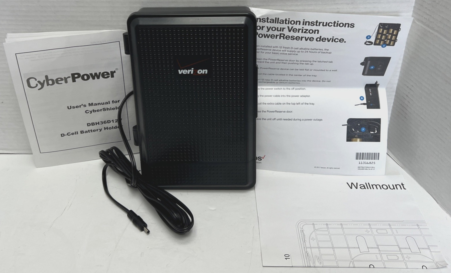 VERIZON CYBERPOWER VOICE BACKUP DEVICE DBH36D12V - NEW. NO BOX.