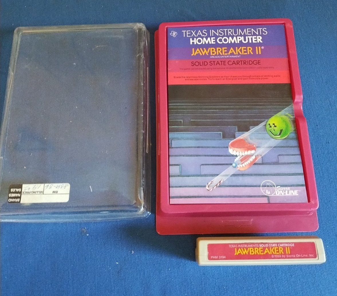 TI JAWBREAKER II TI-99/4A Texas Instruments Computer Game Cartridge PHM 3194