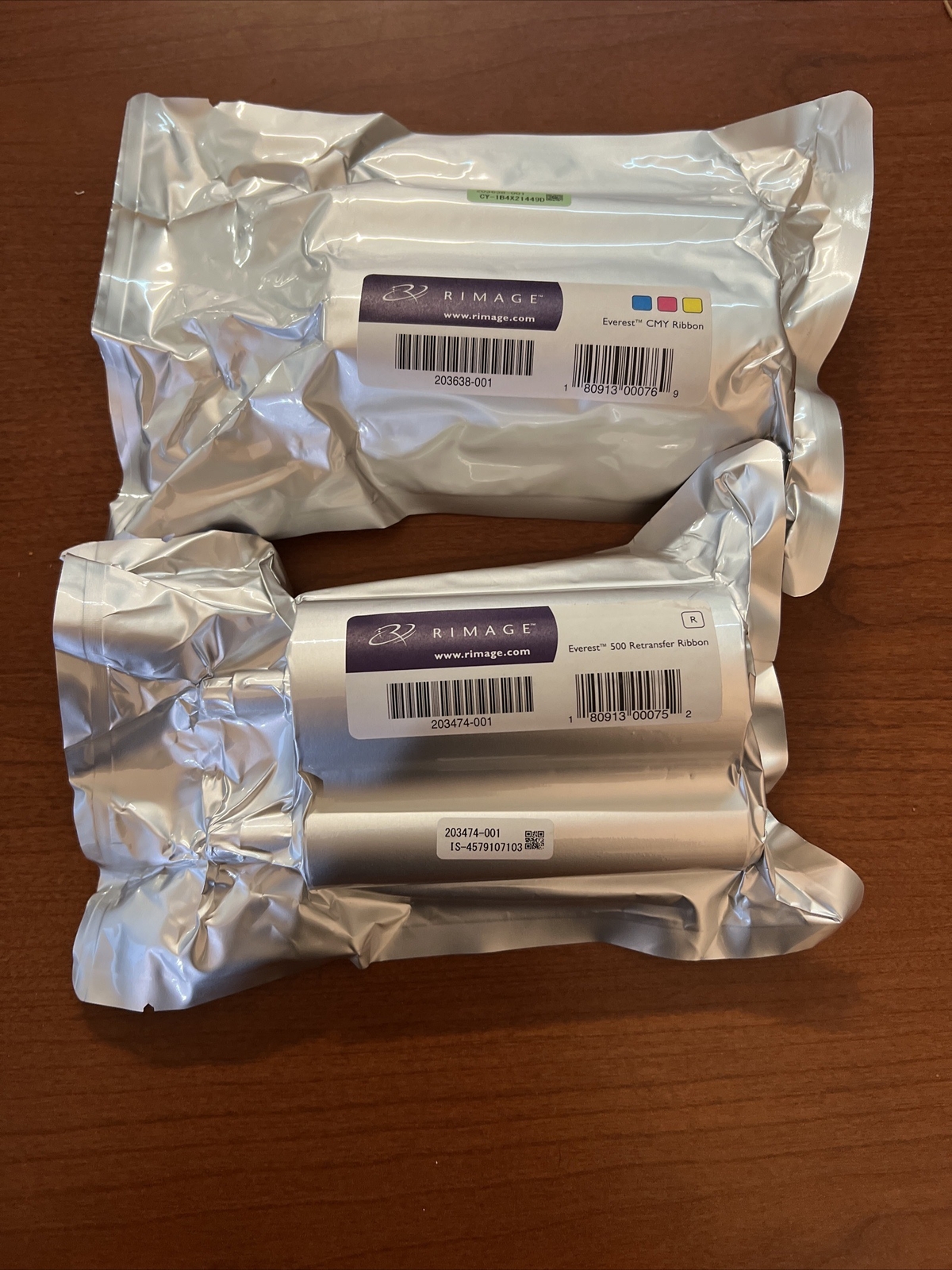 RIMAGE EVEREST CMY/Transfer Ribbon Combo (203638 & 203474) for Everest I/II/III