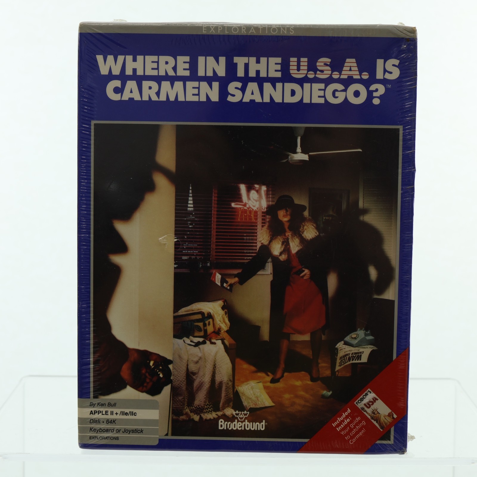 Where In The U.S.A. Is Carmen SanDiego? Apple II Broderbund New Sealed
