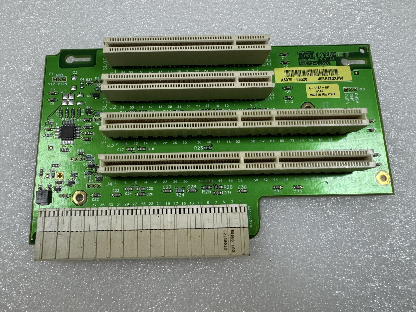 Hp PCI backplane pc board a6070-66520 for hp b2600 workstation.