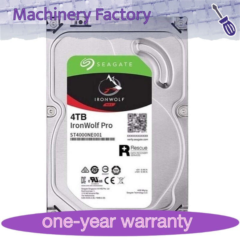 1PCS New ST4000NE001 Seagate IronWolf Pro 4TB 7200RPM 256MB 3.5 Inch Internal H