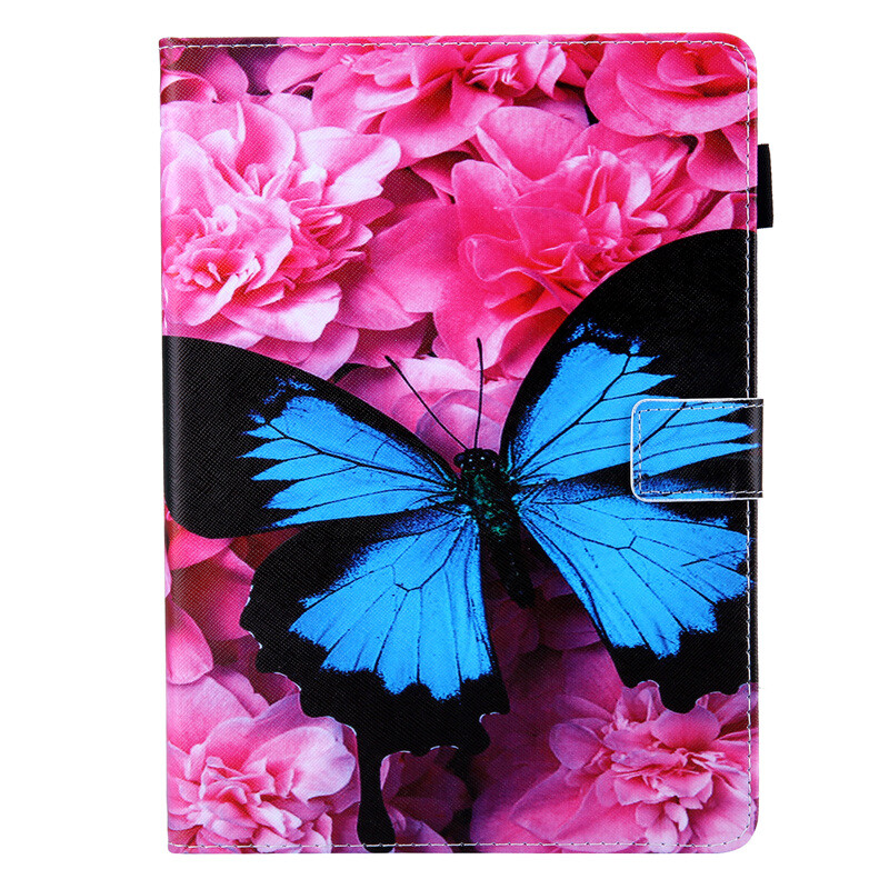 For iPad A16 11th/10th 2025 Cute Luxury Butterfly Leather Flip Shockproof Case