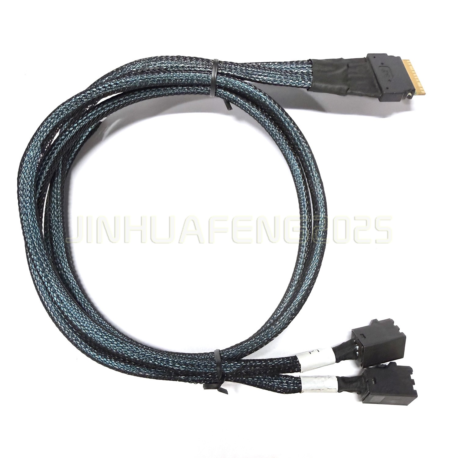 MINI SlimSAS SFF-8654 8i 4.0 to 2X SAS SFF-8643 server connection Cable 70cm