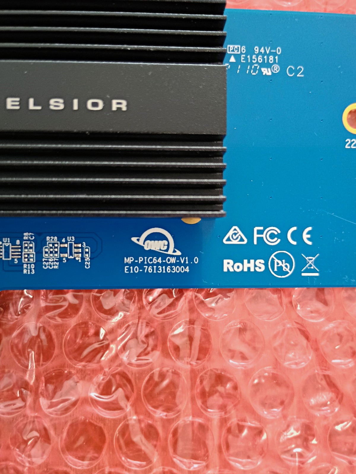 OWC Accelsior 1M2 PCIe 4.0 x4 M.2 NVMe SSD Adapter Card OWCSACL1M