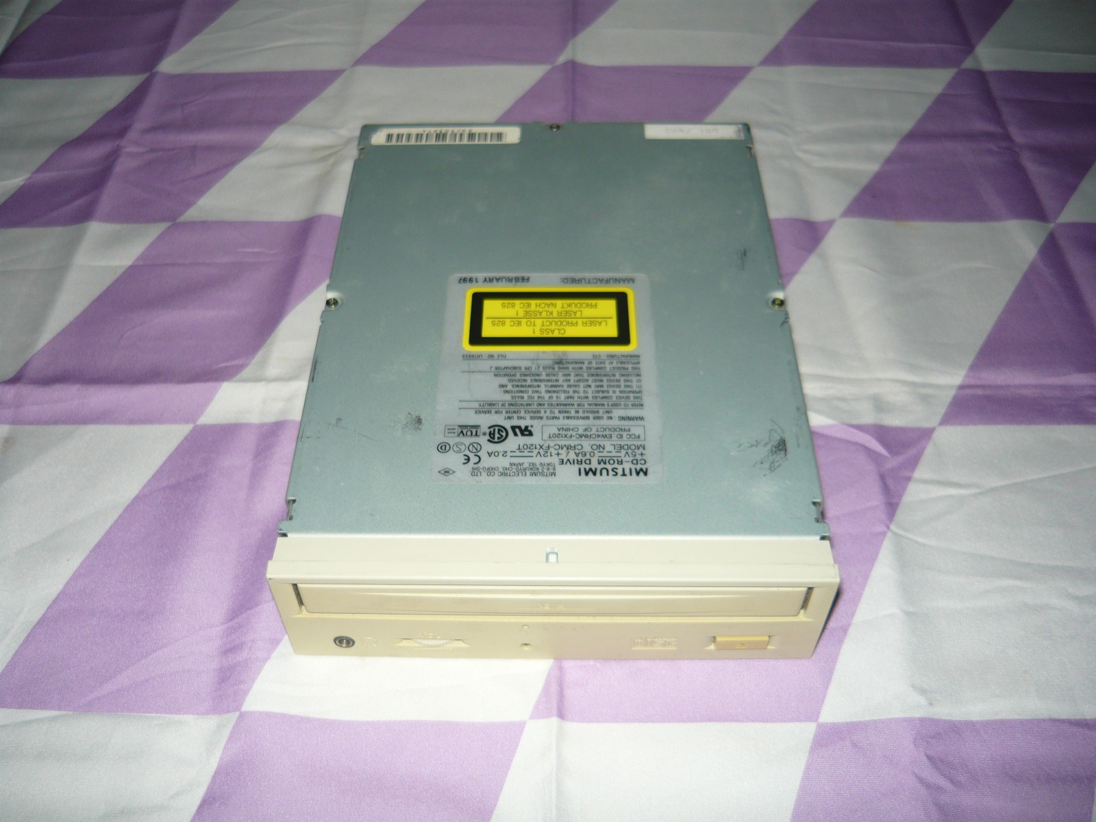 Vintage Mitsumi 12X IDE CD-ROM Drive CRMC-FX120T Used