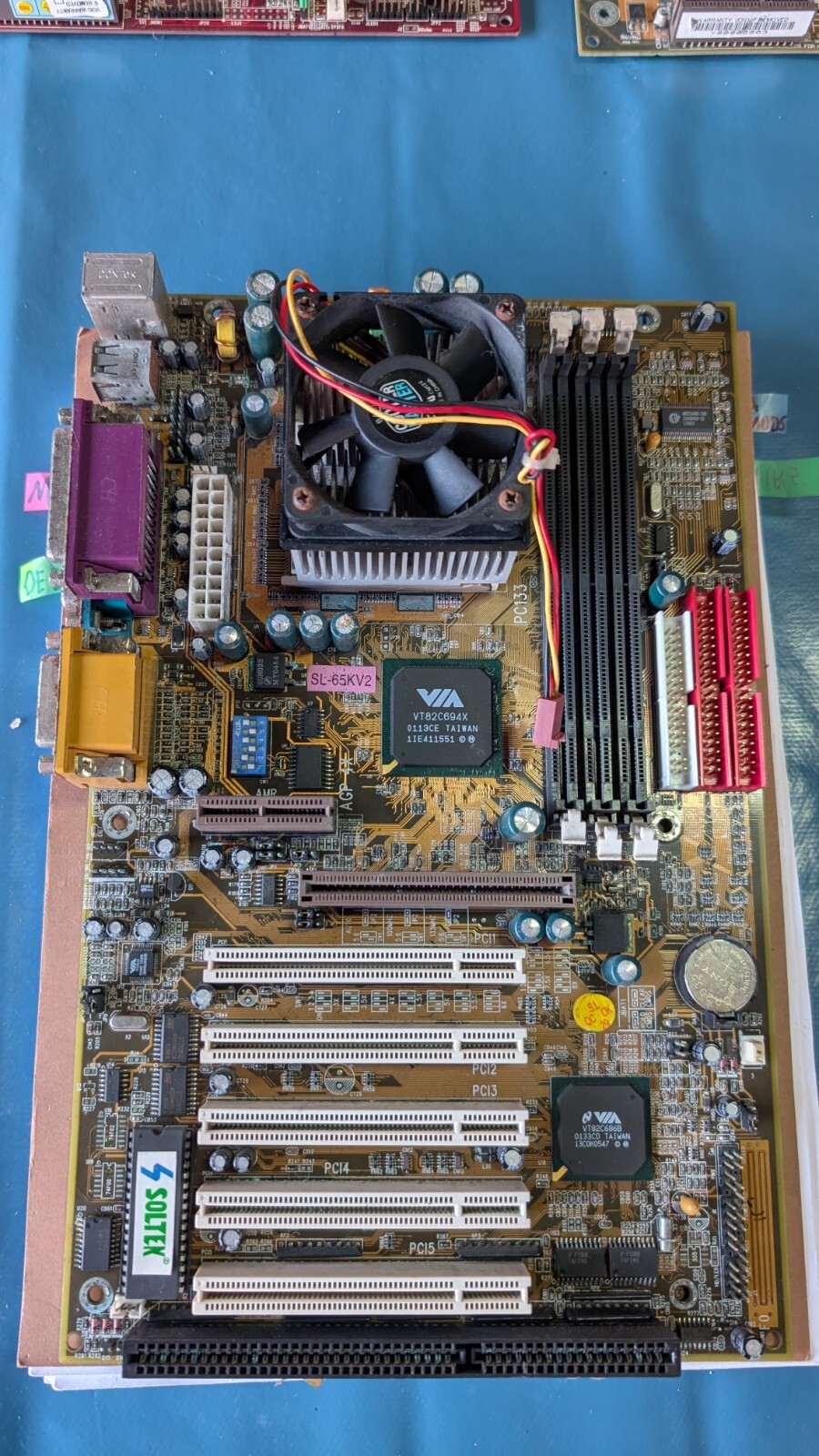 SOLTEK SL-65KV2  motherboard / does not work / 1Pcs