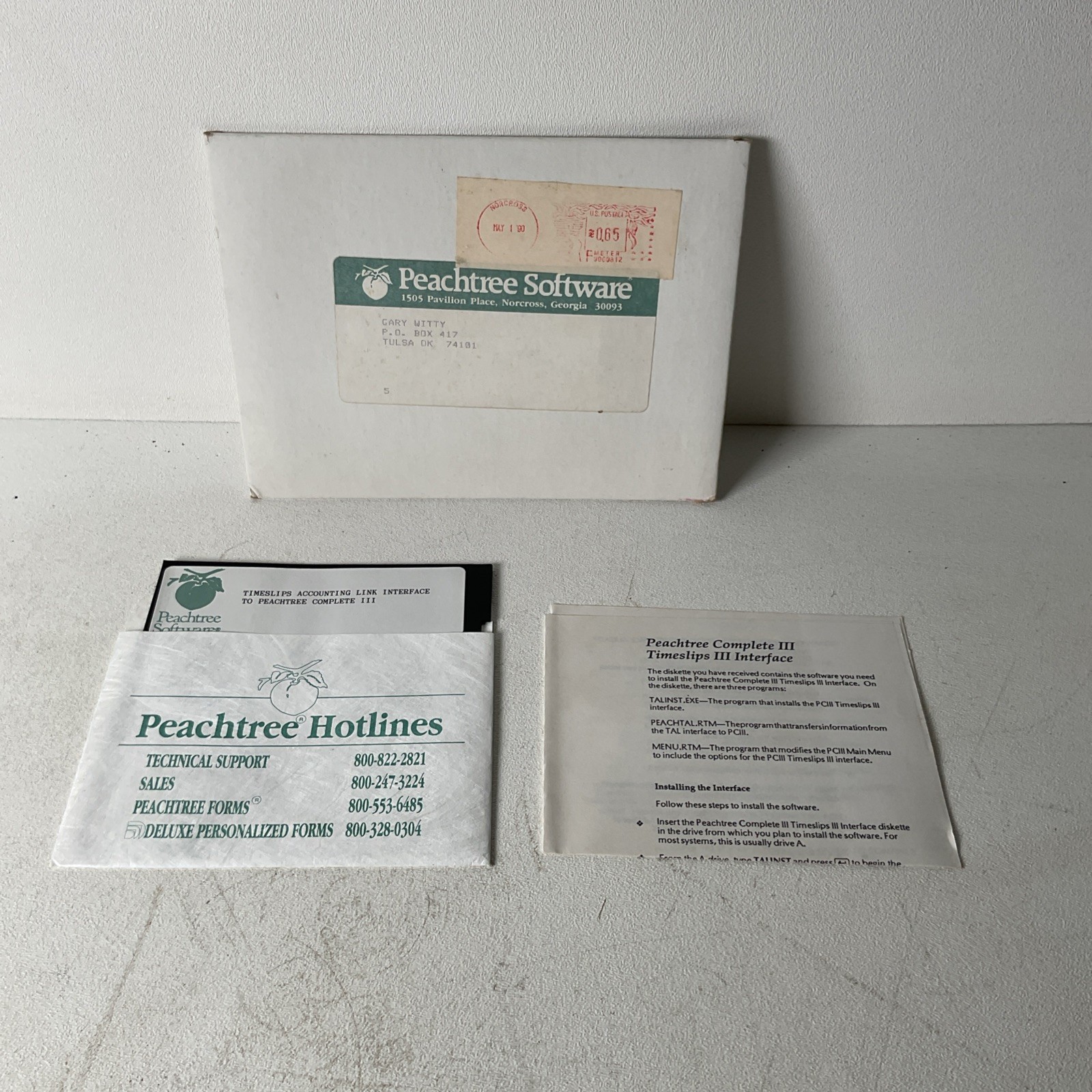 Vintage Peachtree Complete III Business Accounting System Software Package