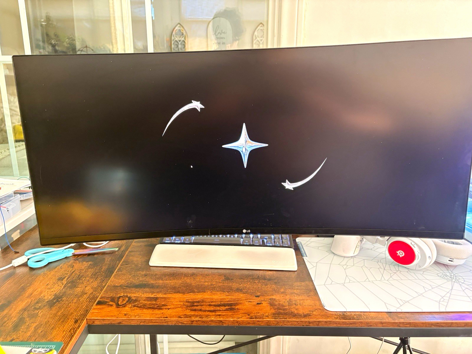 LG UltraGear 34GP63A-B — a 34-inch curved UltraWide QHD (3440×1440) 160Hz gaming