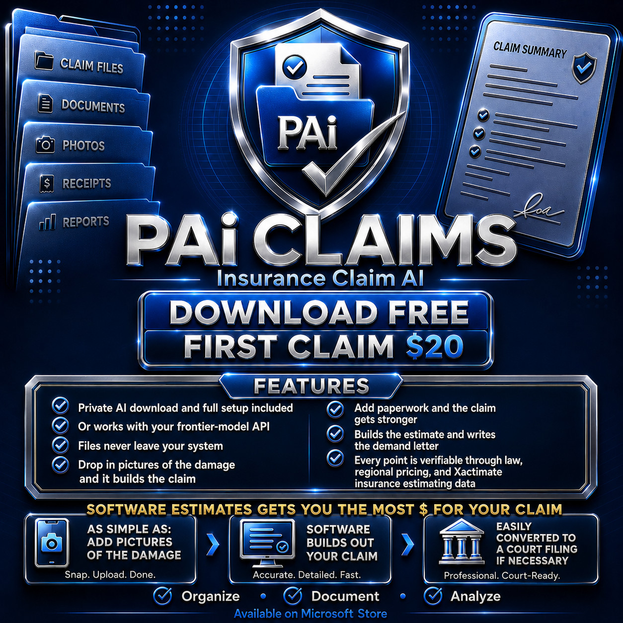 PAi Claims Gets You the Most for Your Claim HOME, AUTO or MEDICAL