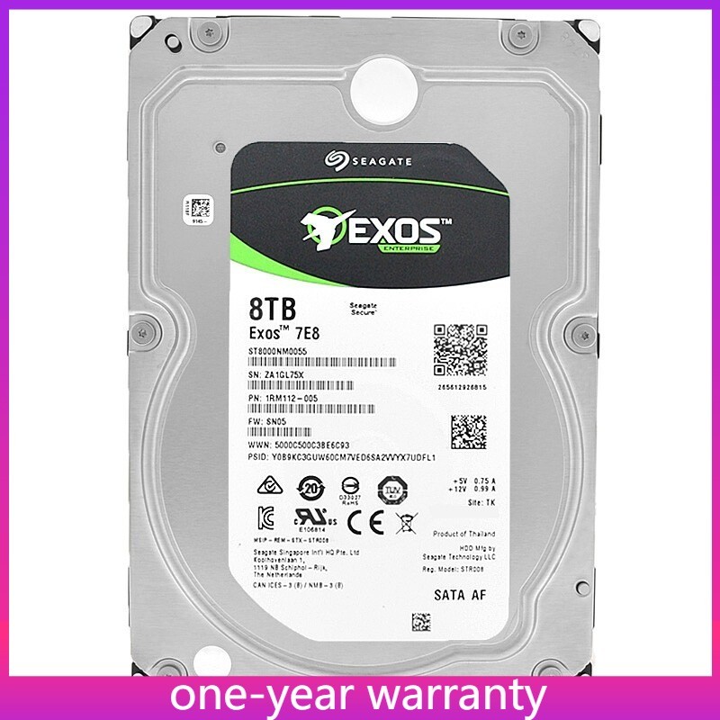 ST8000NM0055 Seagate Exos 8TB SATA III 256MB Cache 7200Rpm 3,5'' Inch New
