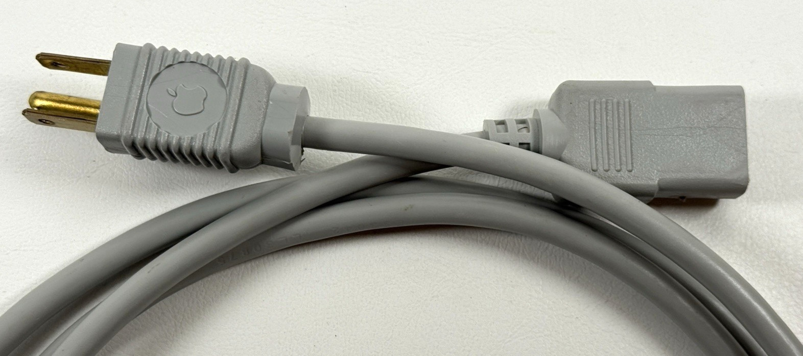 Vintage OEM Apple Macintosh Computer AC Power Cord 6 ft.