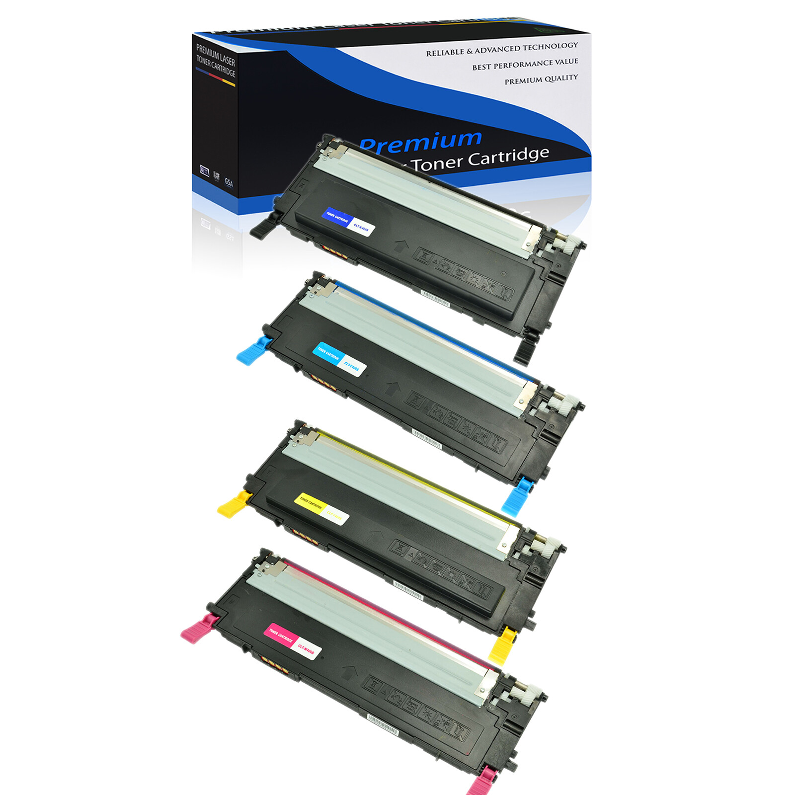 4PK CLT-K409S BK C Y M Toner for Samsung CLX-3175fn CLX-3175fw CLP-310 CLP-310n