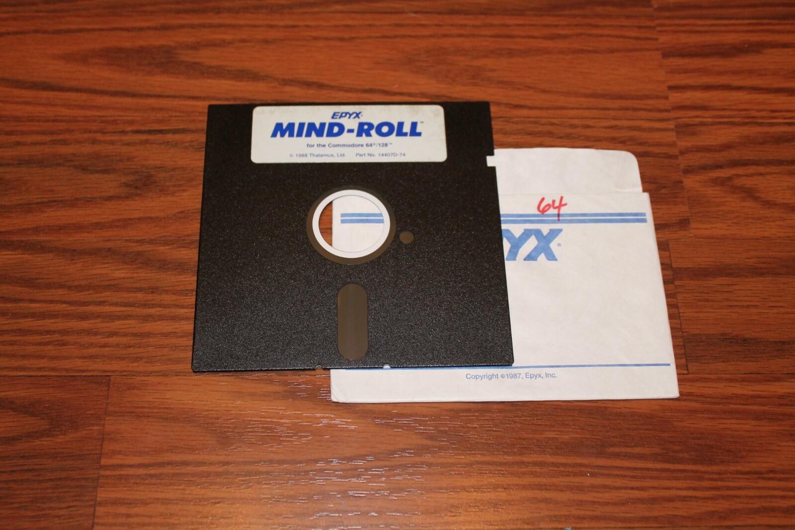 EPYX Mind-Roll Commodore 64 C64 Game on 5.25" disk - tested
