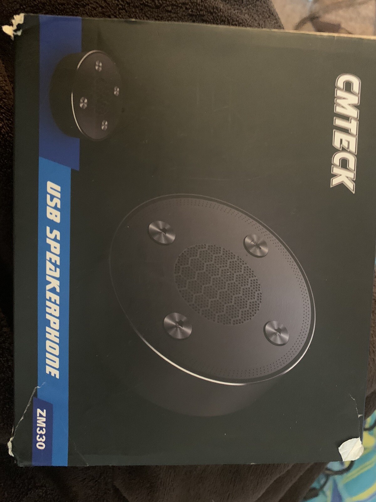 CMTECK ZM330 Speakerphone USB Microphone Speakers Omnidirectional Desktop Mic
