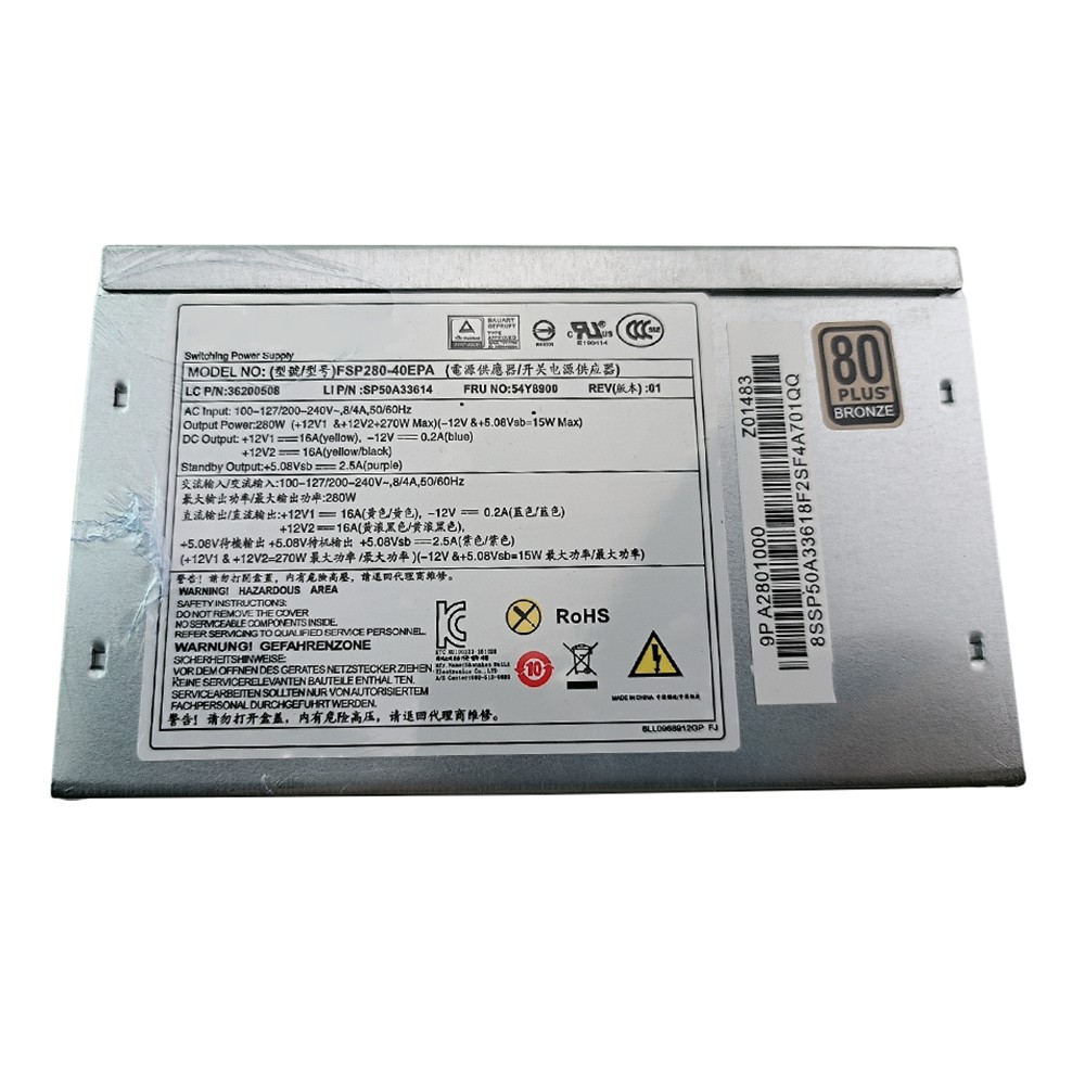 FSP280-40EPM 280W Server Power Supply for Lenovo 14PIN+4PIN