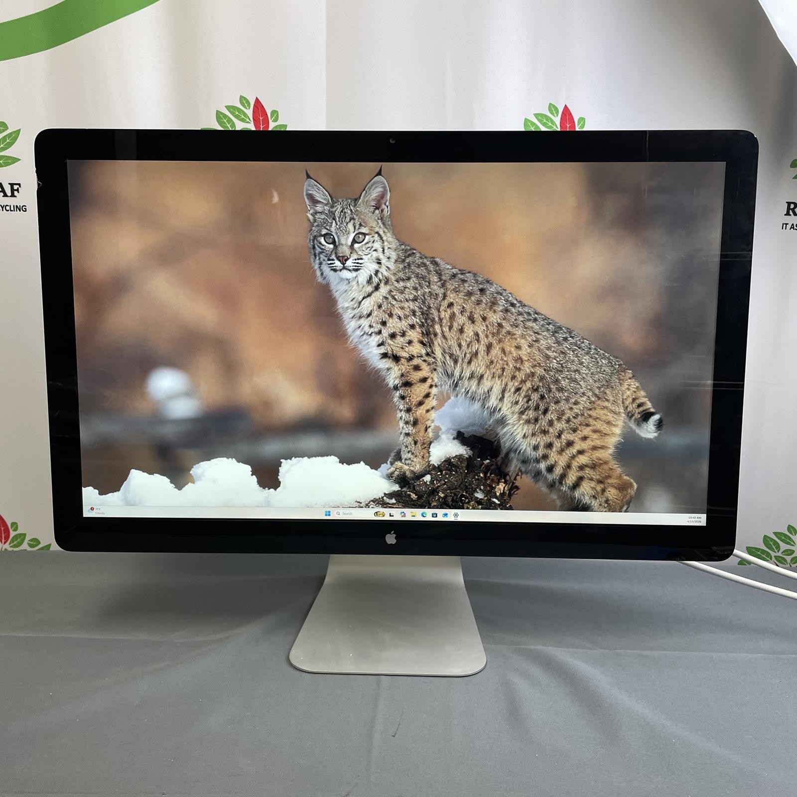 APPLE 27 in Cinema Display Monitor A1316, IPS LCD 2560 x 1440 (SEE PHOTOS) #1075