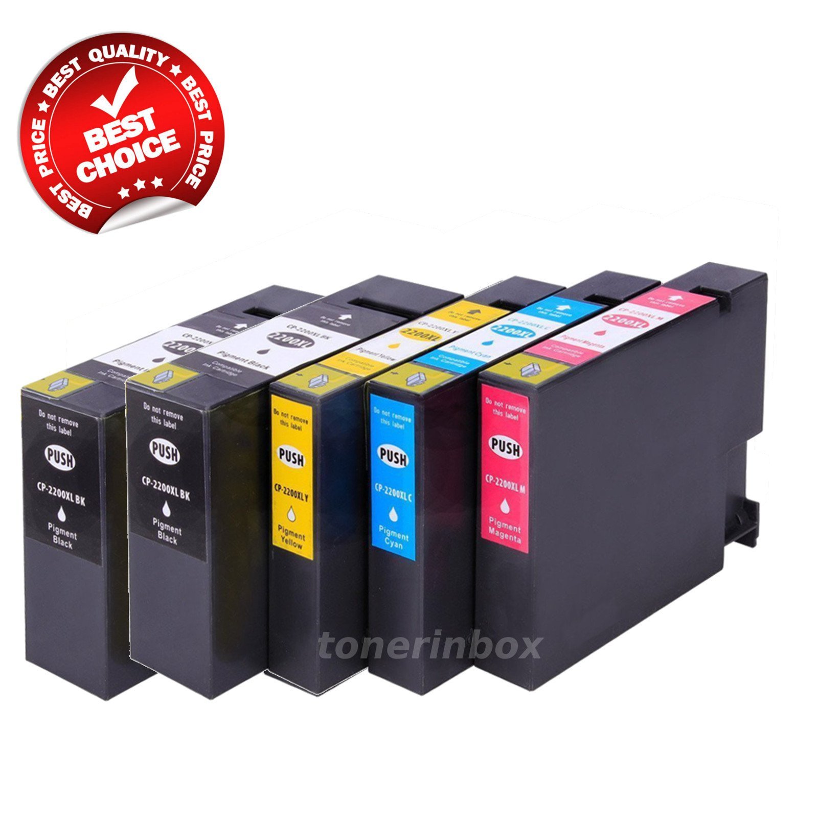 5 Pack PGI-2200 XL PGI2200XL Ink Cartridge for Canon MAXIFY MB5020 MB5320 iB4020