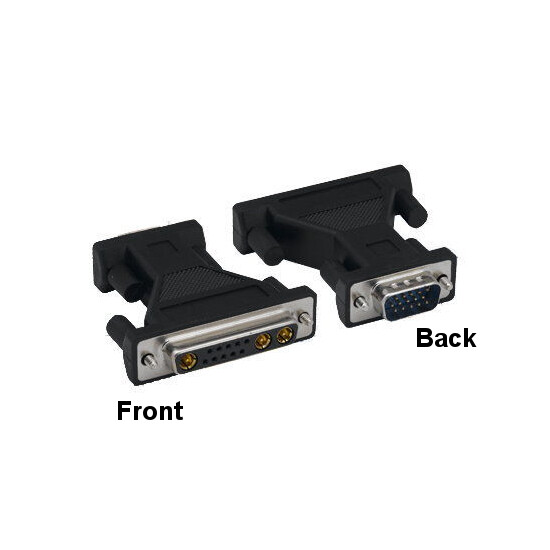 Kentek 13W3 13Pin Female to HD15 15Pin Male Adapter Sun Computer System to VGA