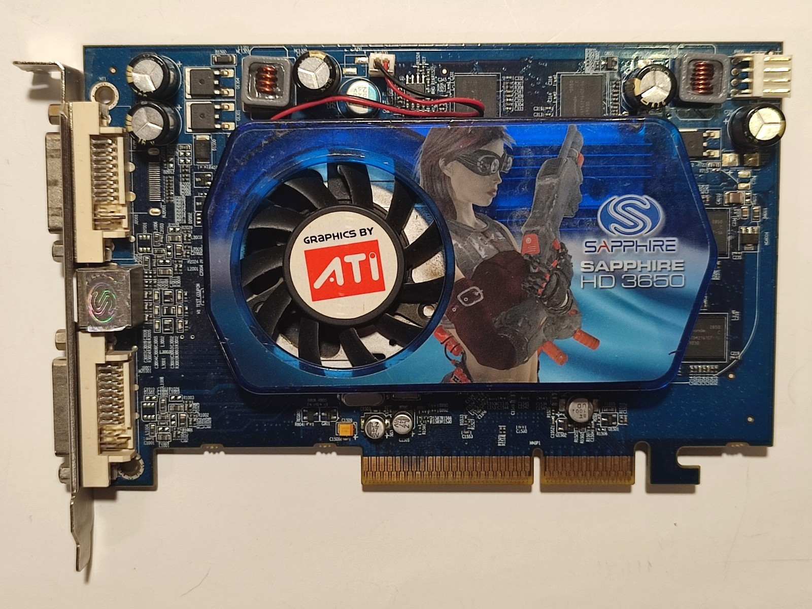 Sapphire ATI Radeon HD 3650 512MB 128bit AGP Vintage Gaming Graphics Card TESTED