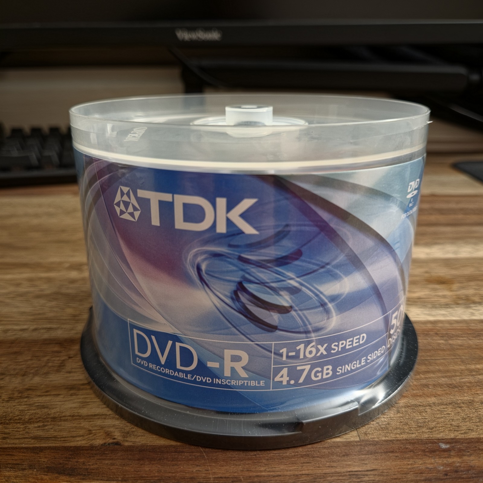 TDK DVD-R 4.7GB x16 Blank DVD Discs - 50 Spindle Vintage 2006