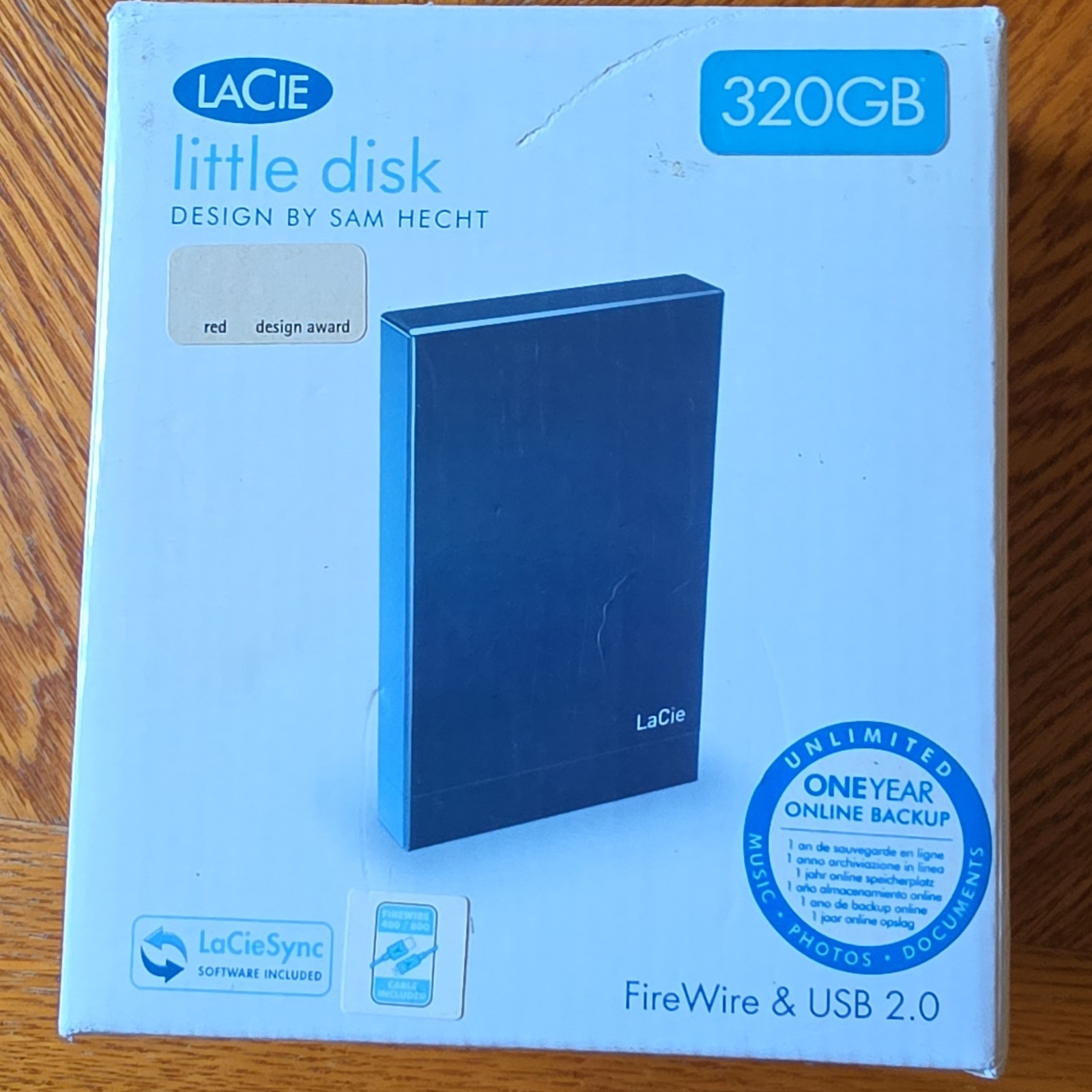 Lacie 320GB hard drive