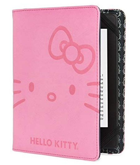 Verso Hello Kitty Deboss Face Cover Pink Kindle, Touch, Paperwhite, Simple Touch