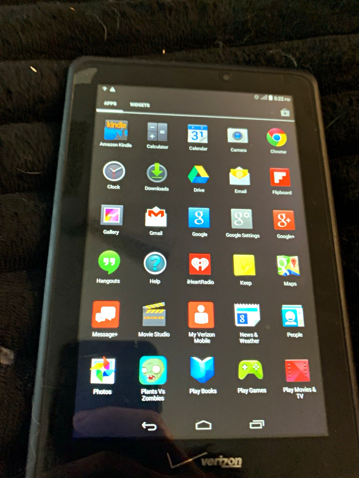 Verizon Ellipsis 7 QMV7B 7in 15GB Tablet Wi‑Fi + 4G LTE Black