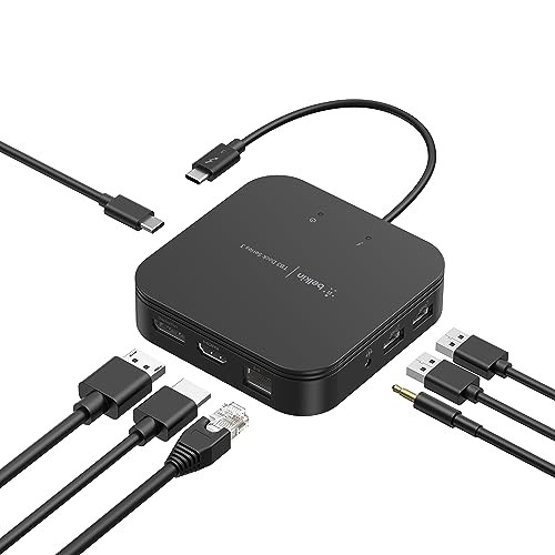 BELKIN THUNDERBOLT 3 DOCK CORE WITH THUNDERBOLT 3 CABLE F4U1100 - Black