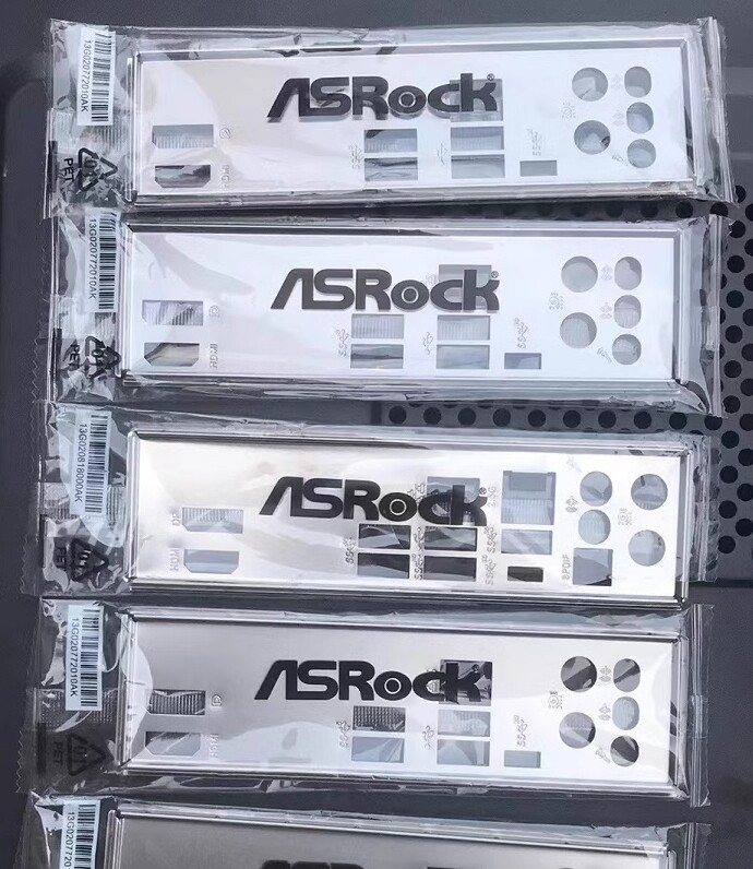 I/O Shield BackPlate Stainless Steel Blende Bracket For ASRock B760M-ITX/D4 WiFi