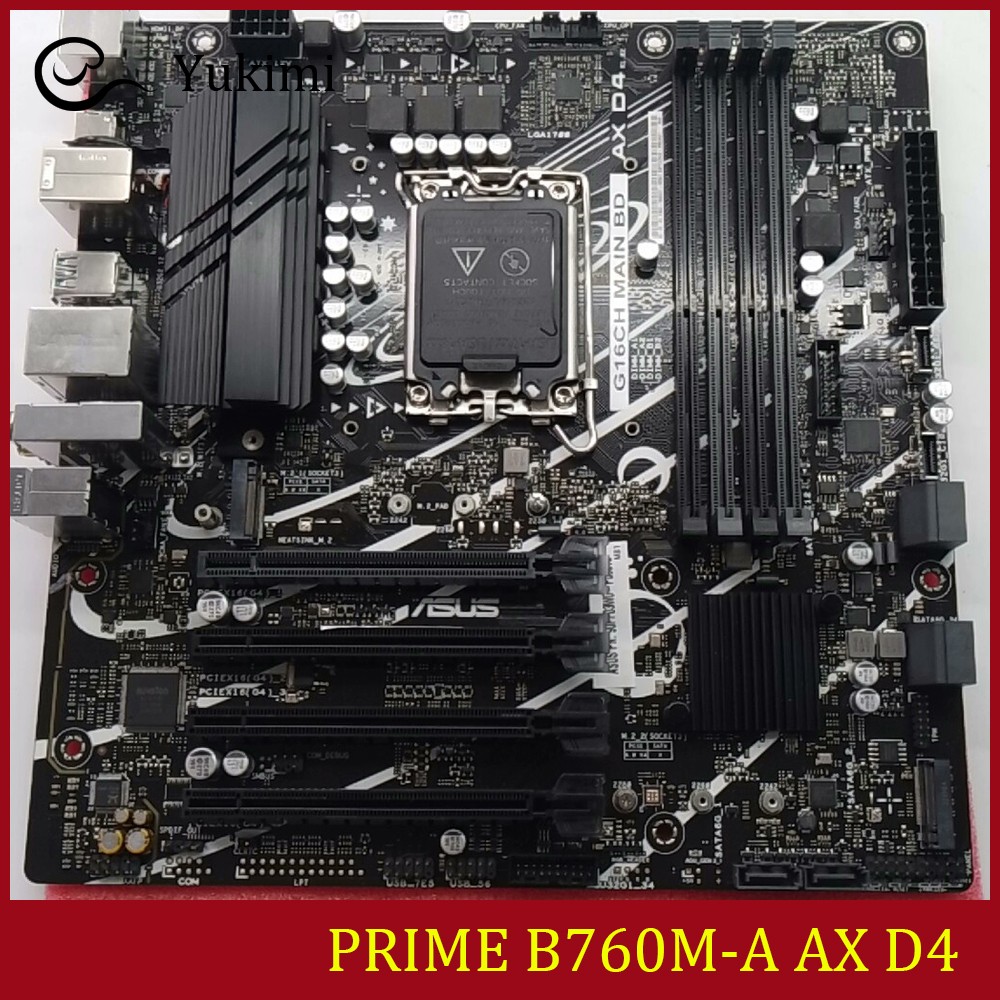 FOR ASUS PRIME B760M-A AX D4 Ｍotherboard Test OK