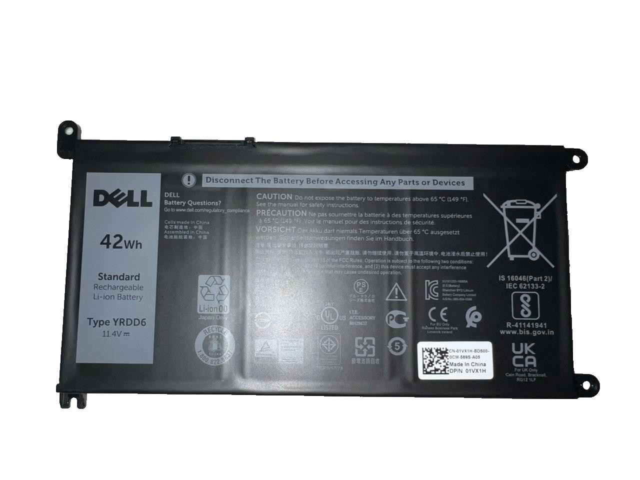 Lot of 10 OEM Dell YRDD6 FDRHM 0FDRHM Battery Chromebook 3110, 3120, 70% to 79%