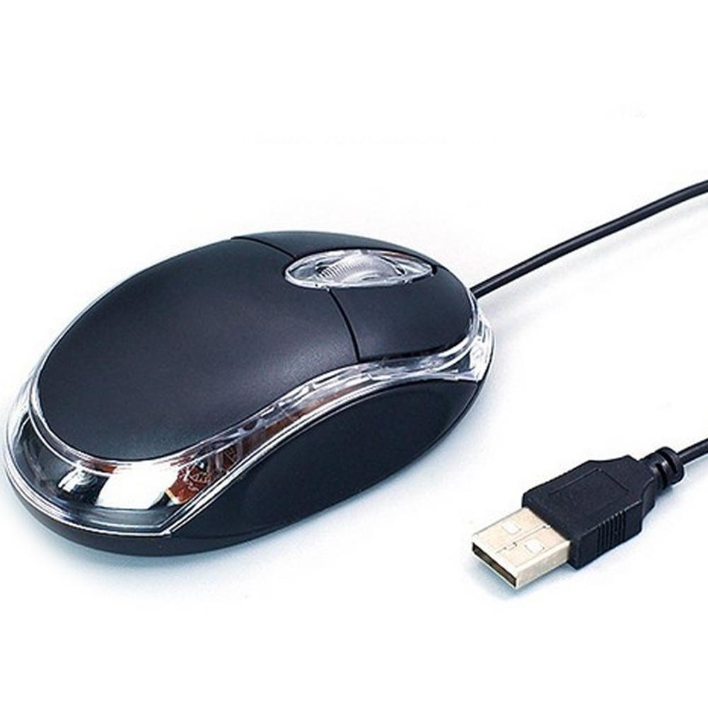 Mini USB Wired Optical Mouse 1000 DPI – Compact Computer Mouse for PC Laptop