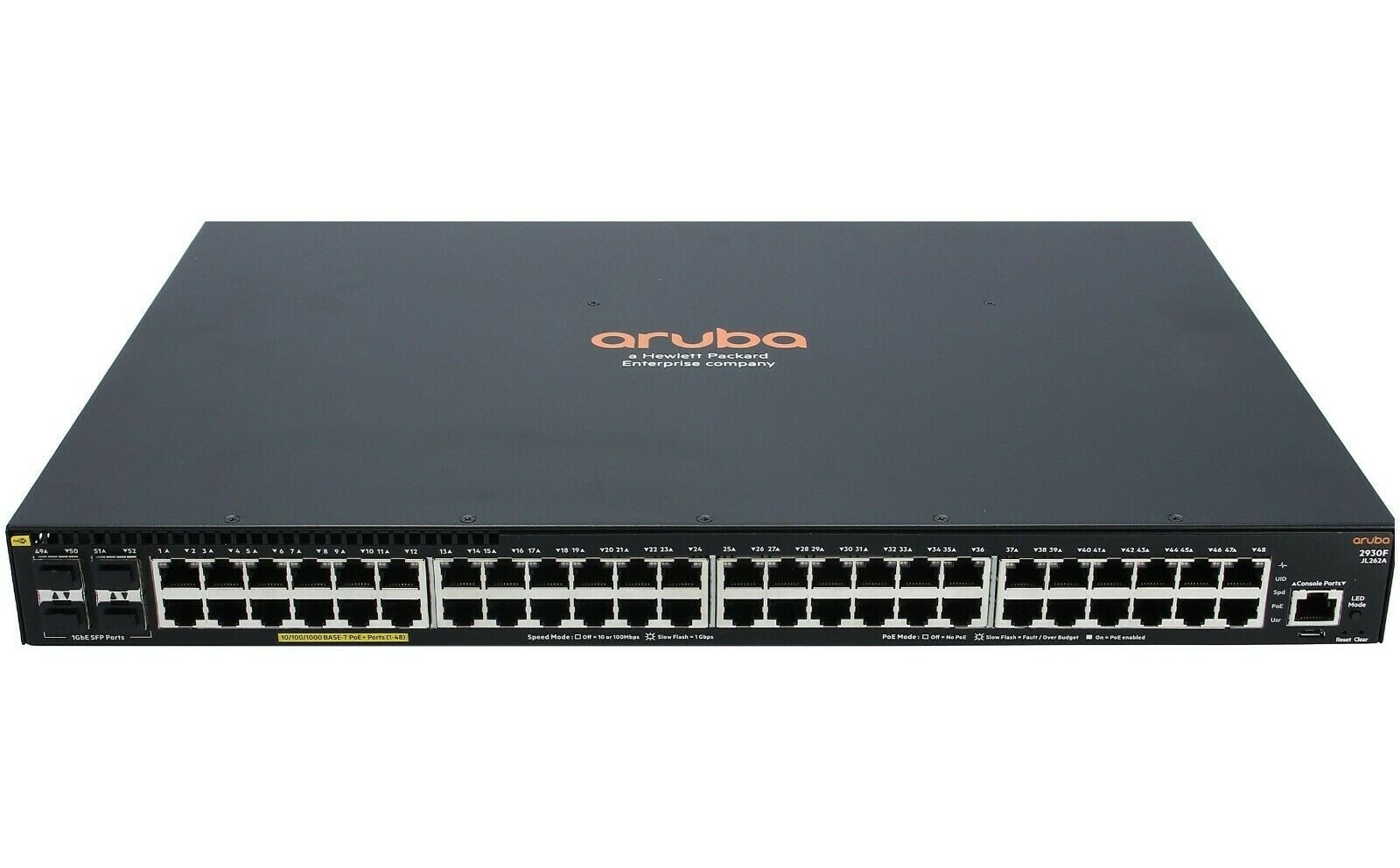 HPE Aruba 2930F 48G PoE+ 4SFP 740W 48P Rack Mountable Gig Ethernet. SEALED BOX