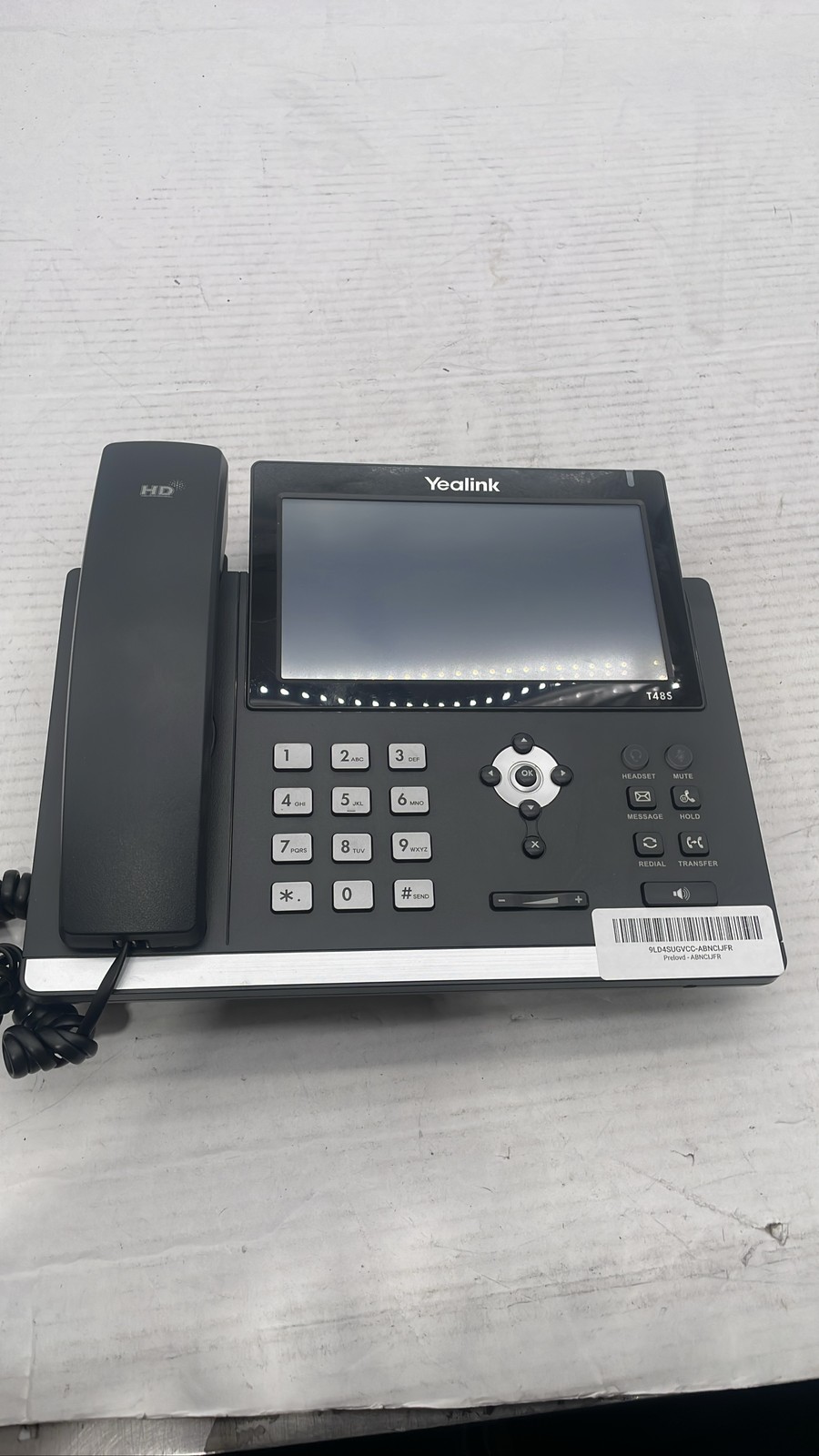 Yealink SIP-T48S 7" Touchscreen Gigabit IP Phone PoE VoIP Business