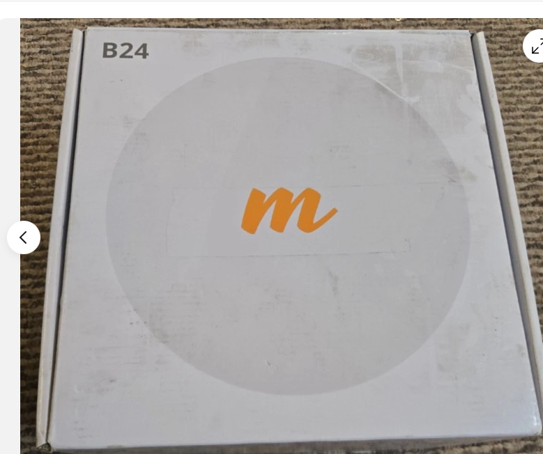 Mimosa Backhaul radio B24 Point-to-Point 24 GHz, 1.5 Gbps , 33 dBi, 4x4:4 MIMO,
