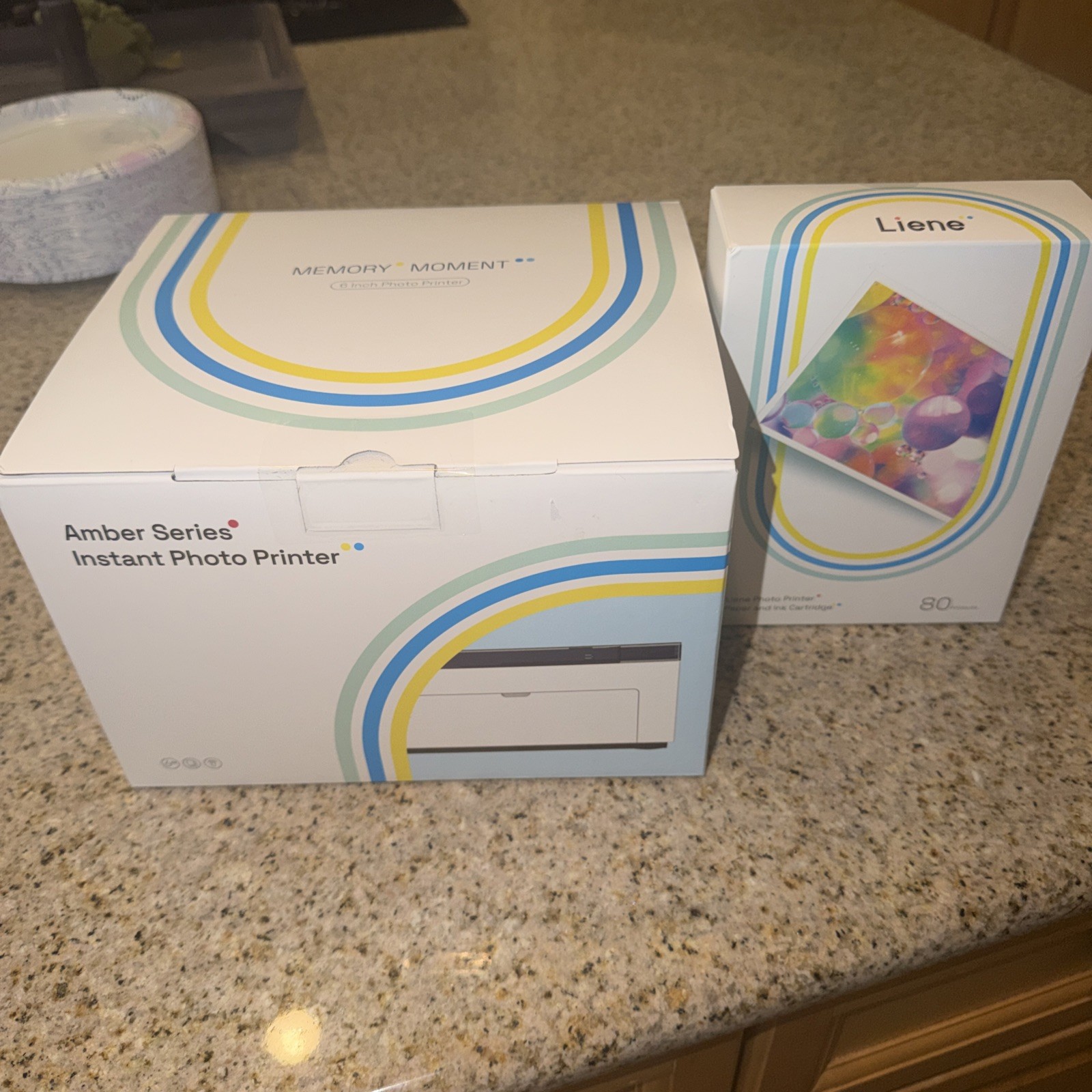 Liene Amber Series M100 Instant Photo Printer + Liene Photo Paper (4x6) - New