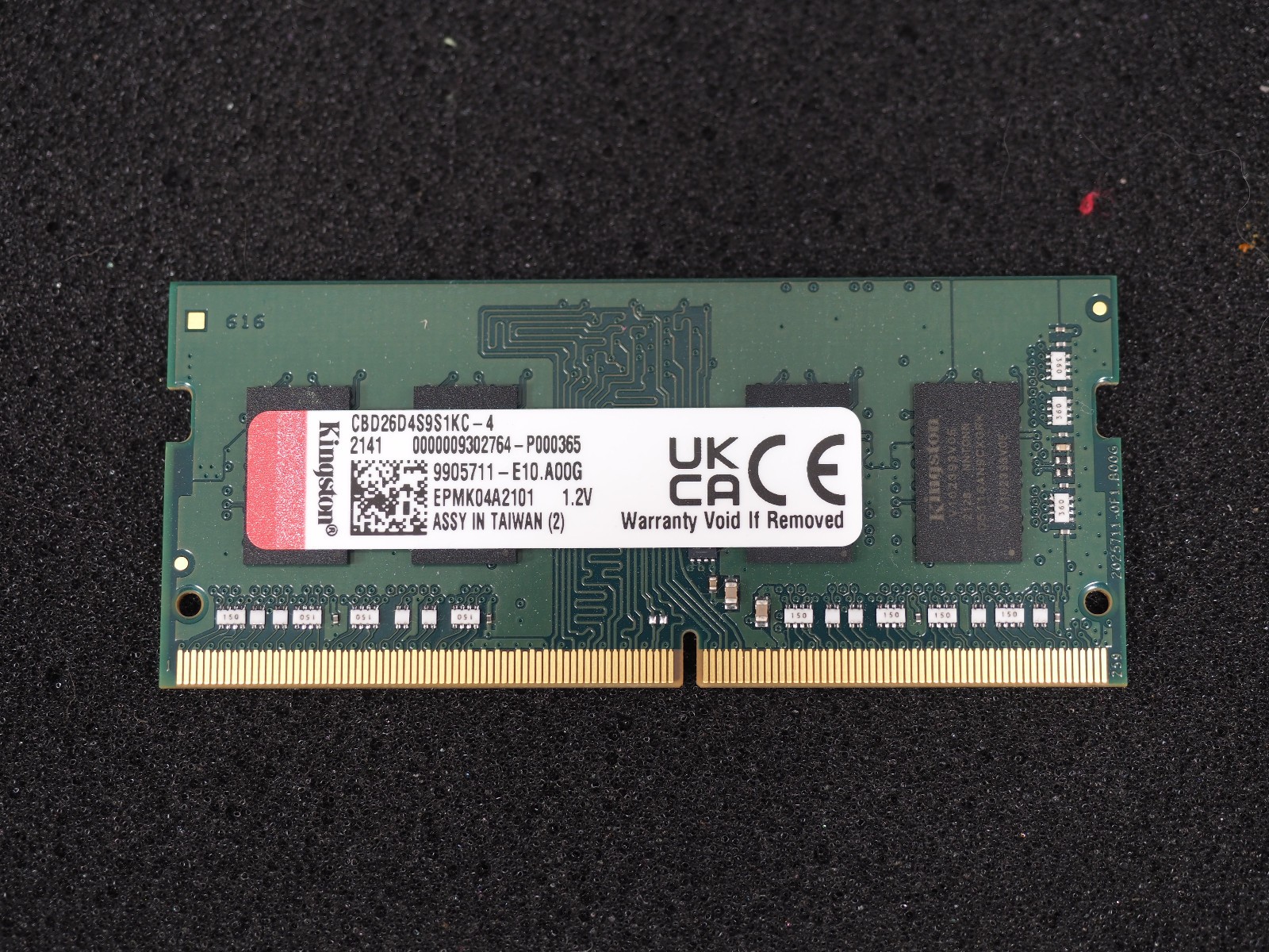 8GB (2x4GB) DDR4 SODIMM - Kingston CBD26D4S9S1KC-4 - 2666MHz / PC4-21300 -Laptop