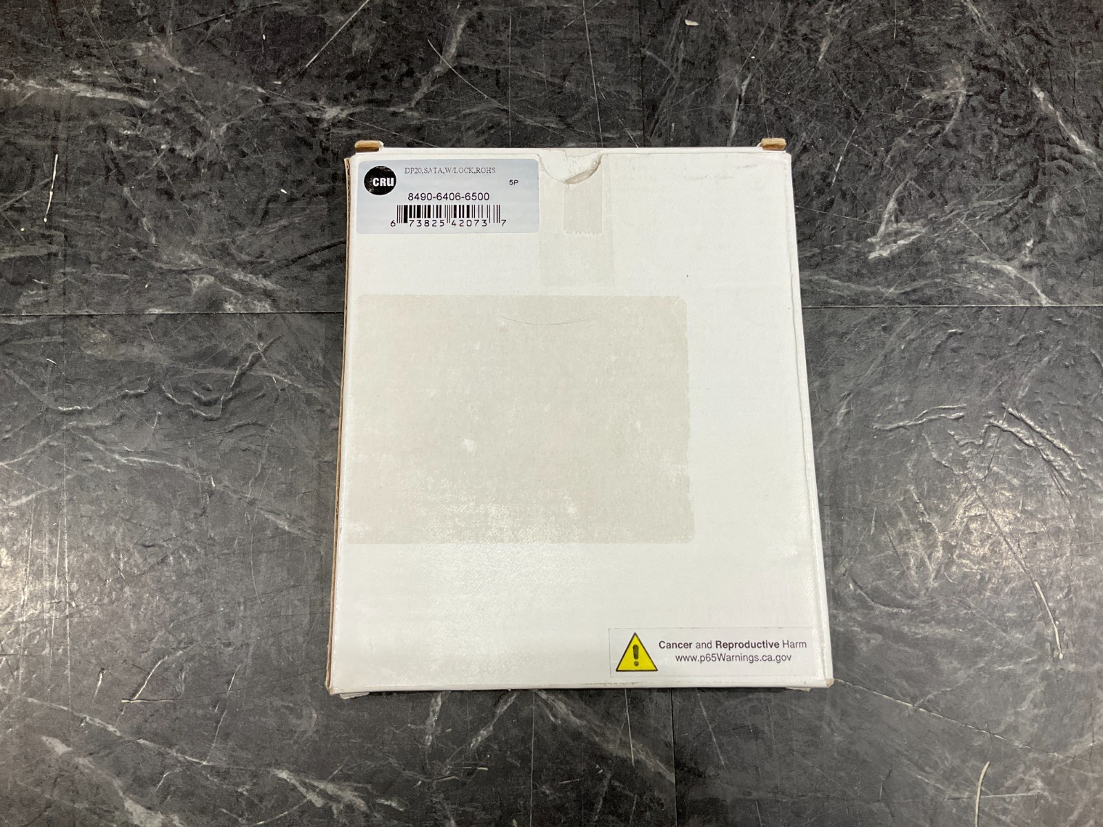 CRU DataPort DP20 SATA Removable Drive Enclosure with Lock 8490-6406-6500 