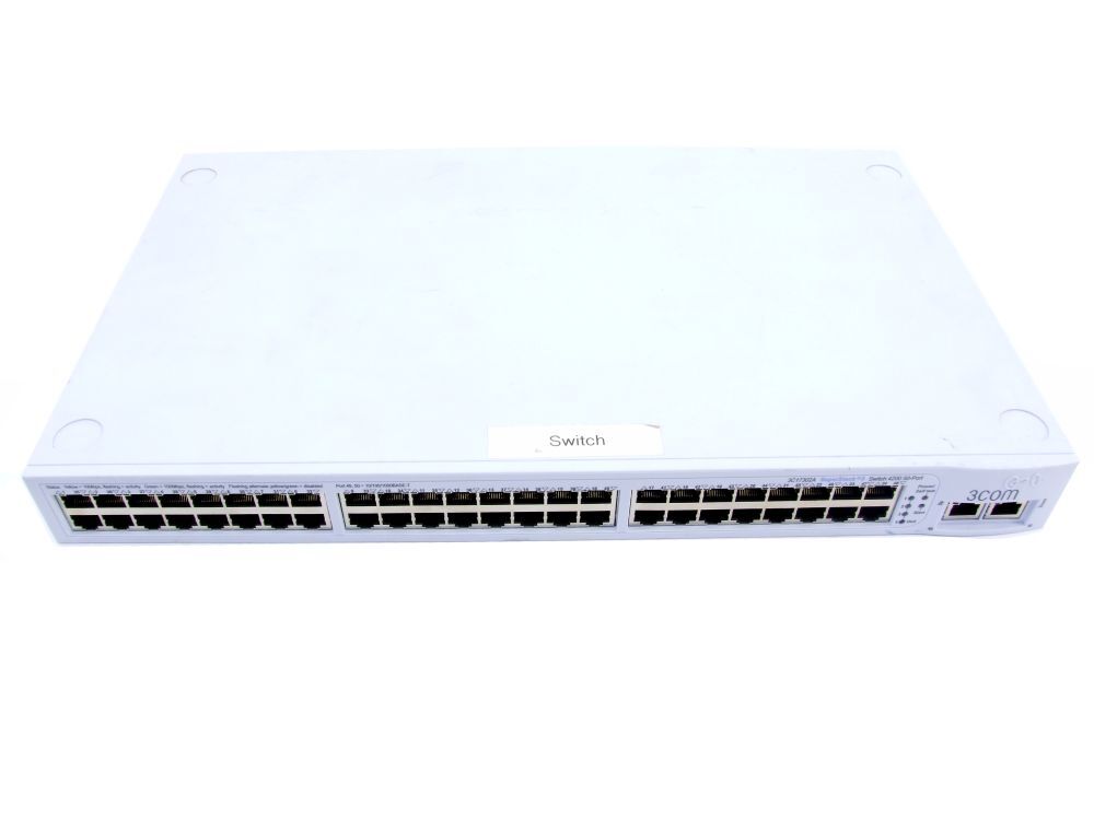 3Com 3C17302A SuperStack 3 4200 50-Port Network Ethernet LAN Network Switch
