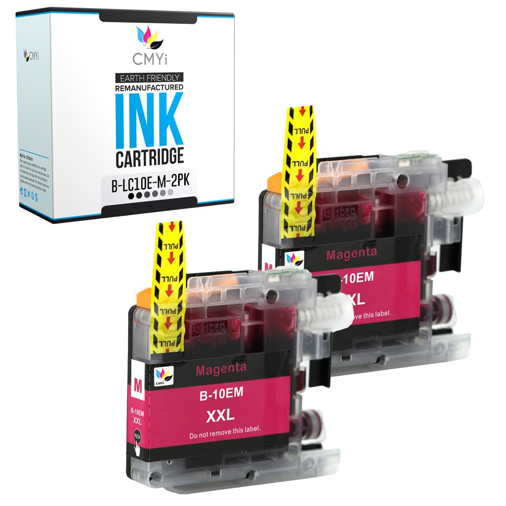 2-Pack Compatible CMYi LC10EM Ink Cartridges fits Brother MFC-J6925DW
